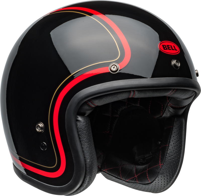 CASQUE BELL CUSTOM 500 - CHIEF GLOSS BLACK – Image 3
