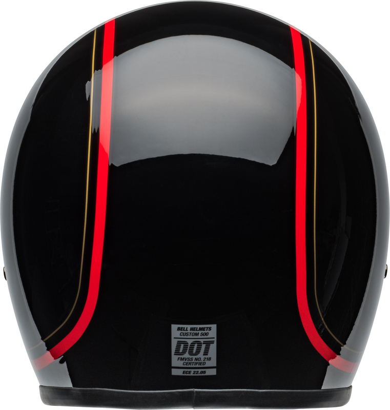 CASQUE BELL CUSTOM 500 - CHIEF GLOSS BLACK – Image 5