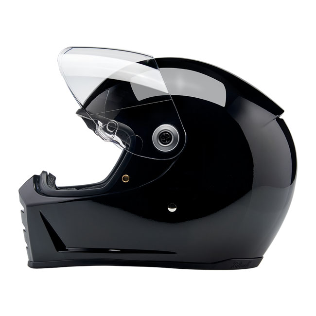 BILTWELL LANE SPLITTER HELMET NOIR BRILLANT – Image 3