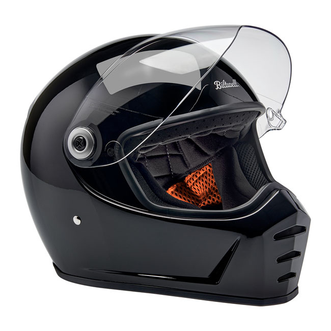 BILTWELL LANE SPLITTER HELMET NOIR BRILLANT – Image 5