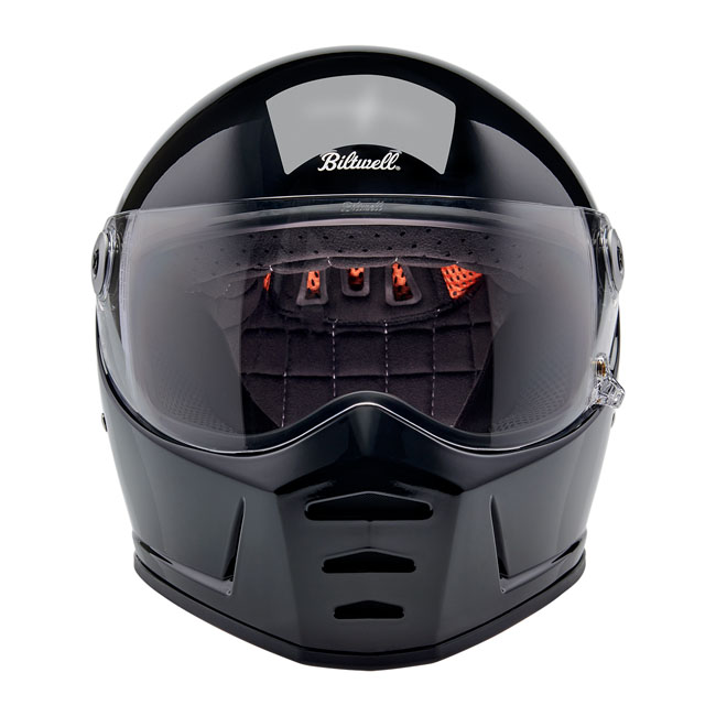 BILTWELL LANE SPLITTER HELMET NOIR BRILLANT – Image 7