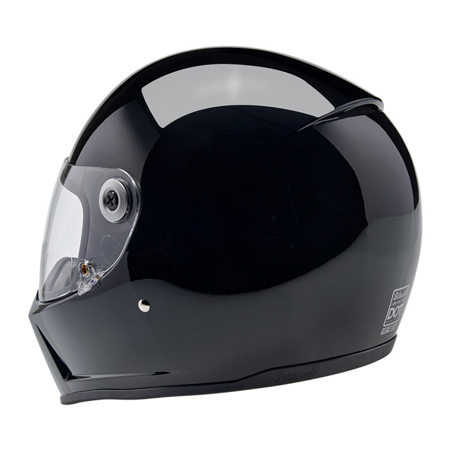 BILTWELL LANE SPLITTER HELMET NOIR BRILLANT – Image 9