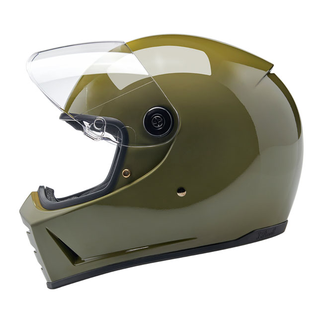 BILTWELL LANE SPLITTER HELMET OLIVE GREE – Image 3
