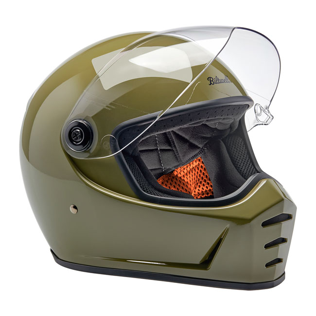 BILTWELL LANE SPLITTER HELMET OLIVE GREE – Image 5