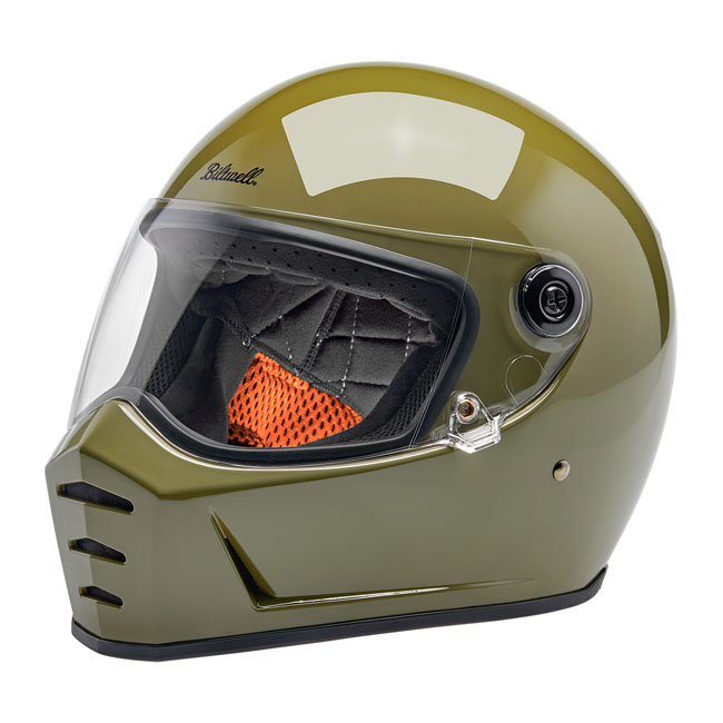 BILTWELL LANE SPLITTER HELMET OLIVE GREE – Image 8