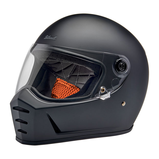BILTWELL LANE SPLITTER HELMET MATT BLACK – Image 8