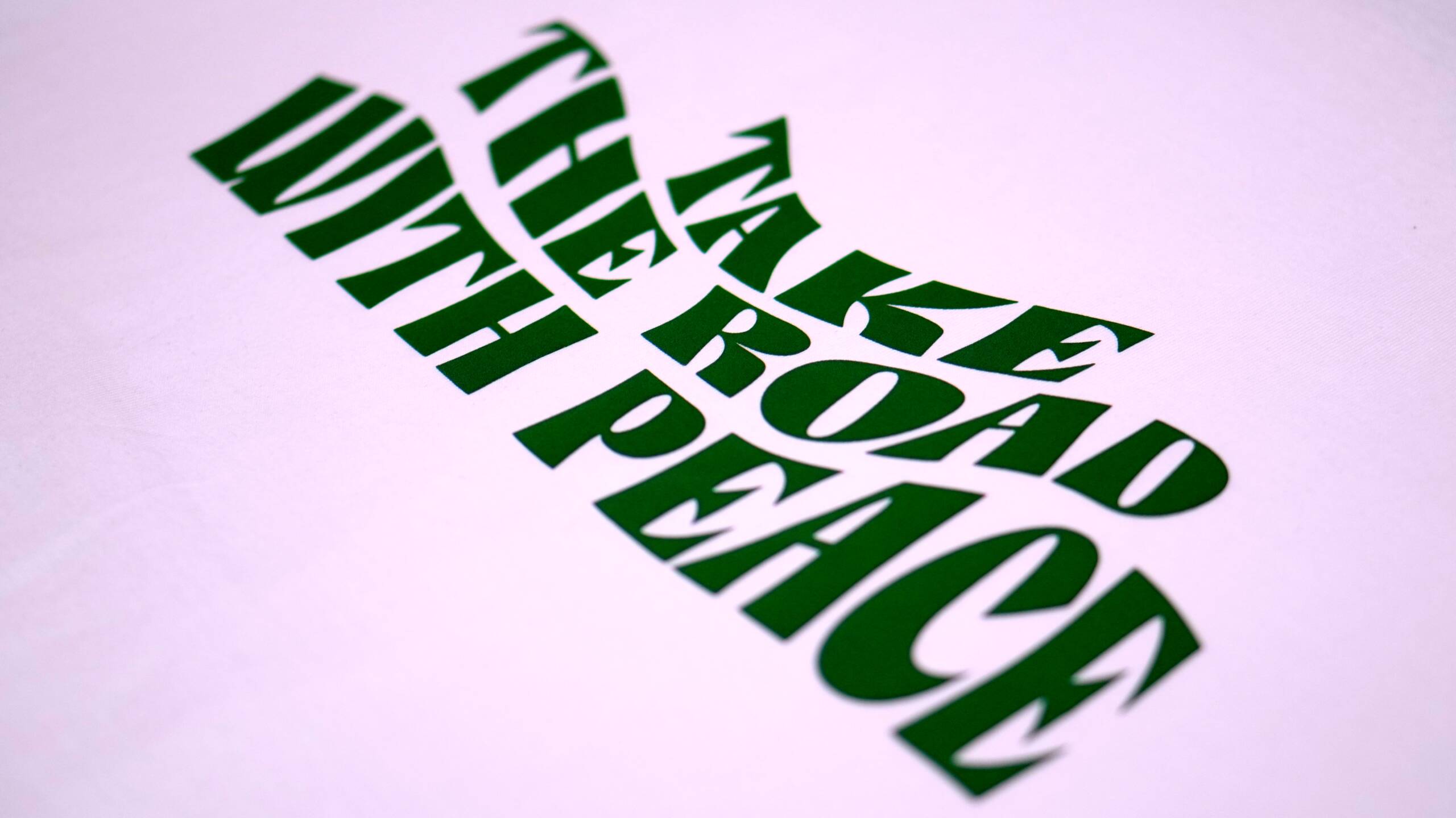 TEE SHIRT LOGO RIDE & PEACE BLANC – Image 2