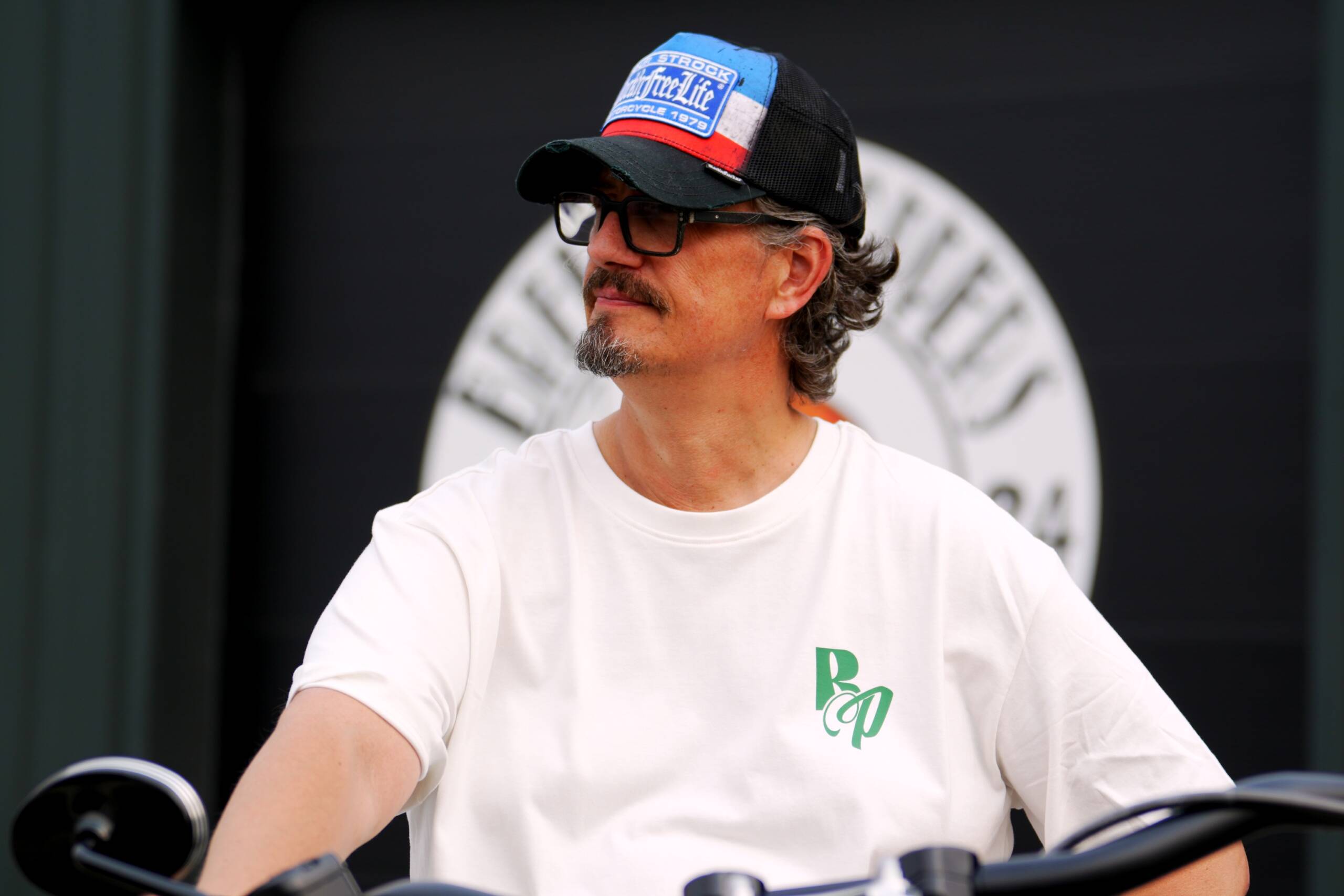 TEE SHIRT LOGO RIDE & PEACE BLANC – Image 5