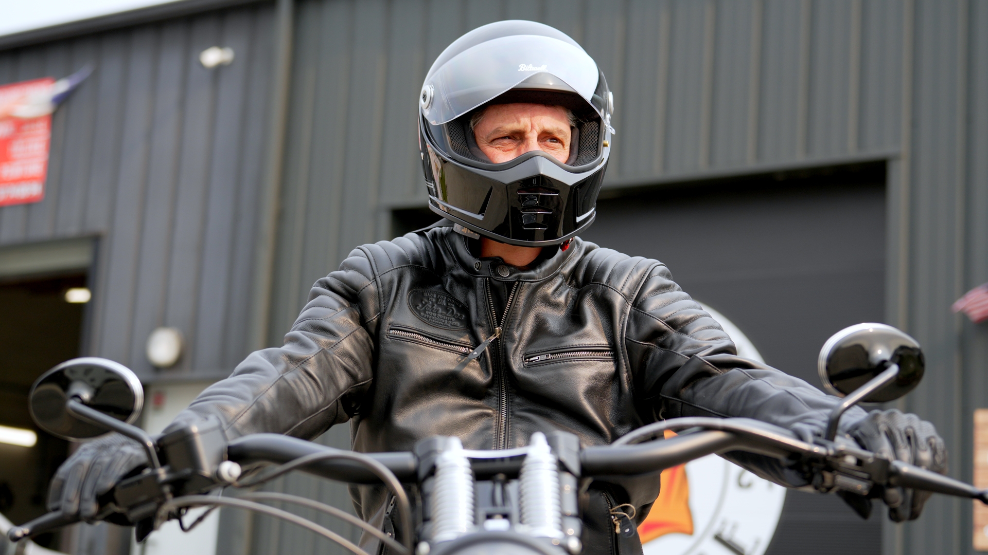 BILTWELL LANE SPLITTER HELMET NOIR BRILLANT