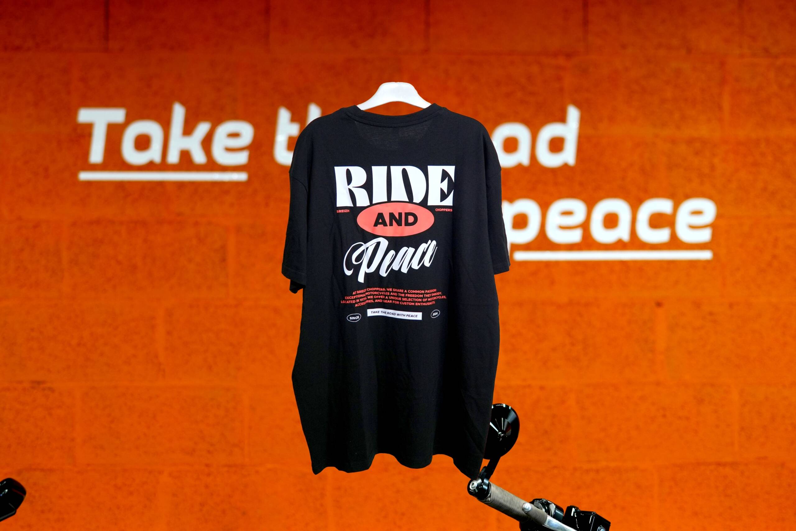TEE SHIRT RIDE & PEACE RHINO NOIR – Image 6