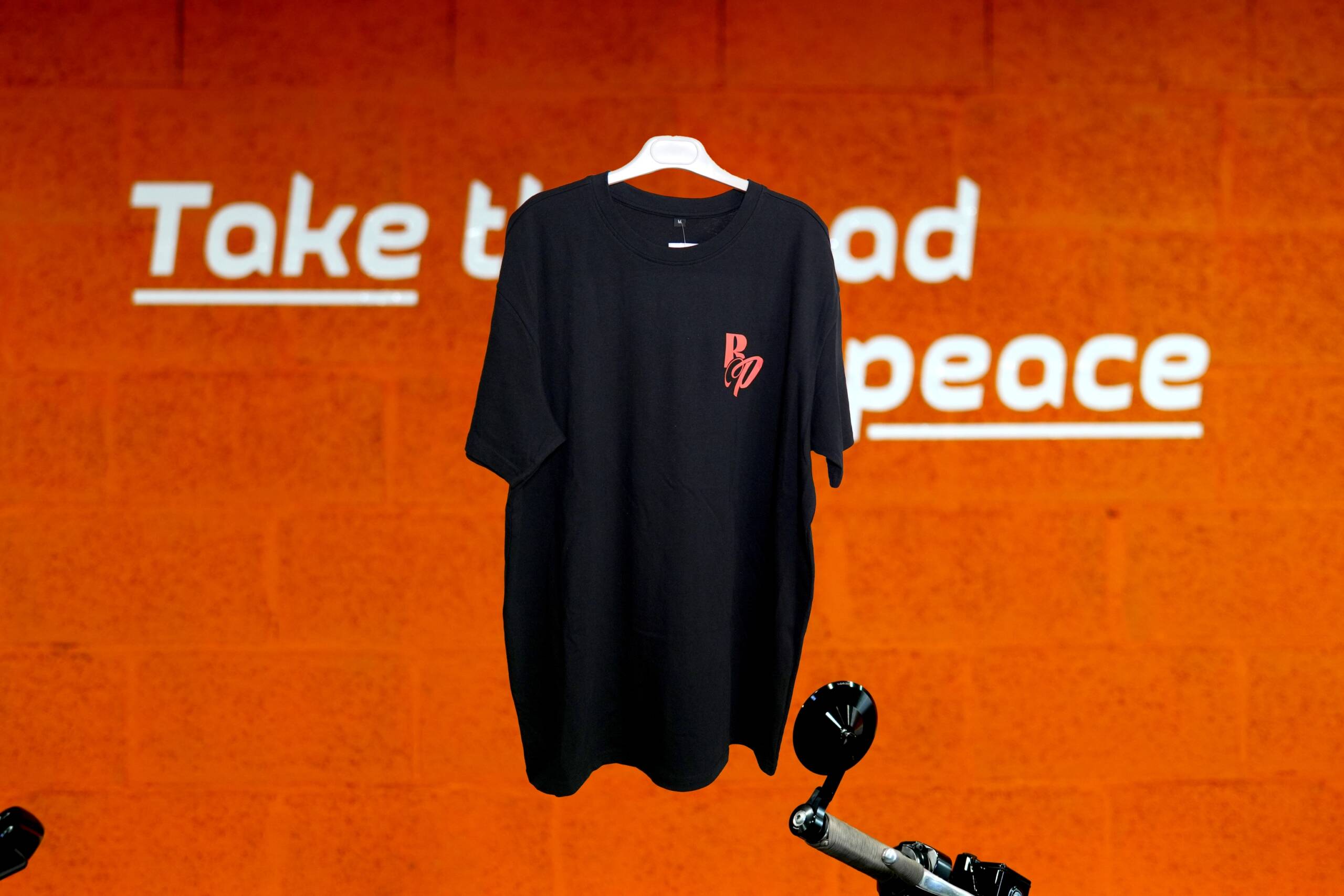 TEE SHIRT LOGO RIDE & PEACE NOIR – Image 5