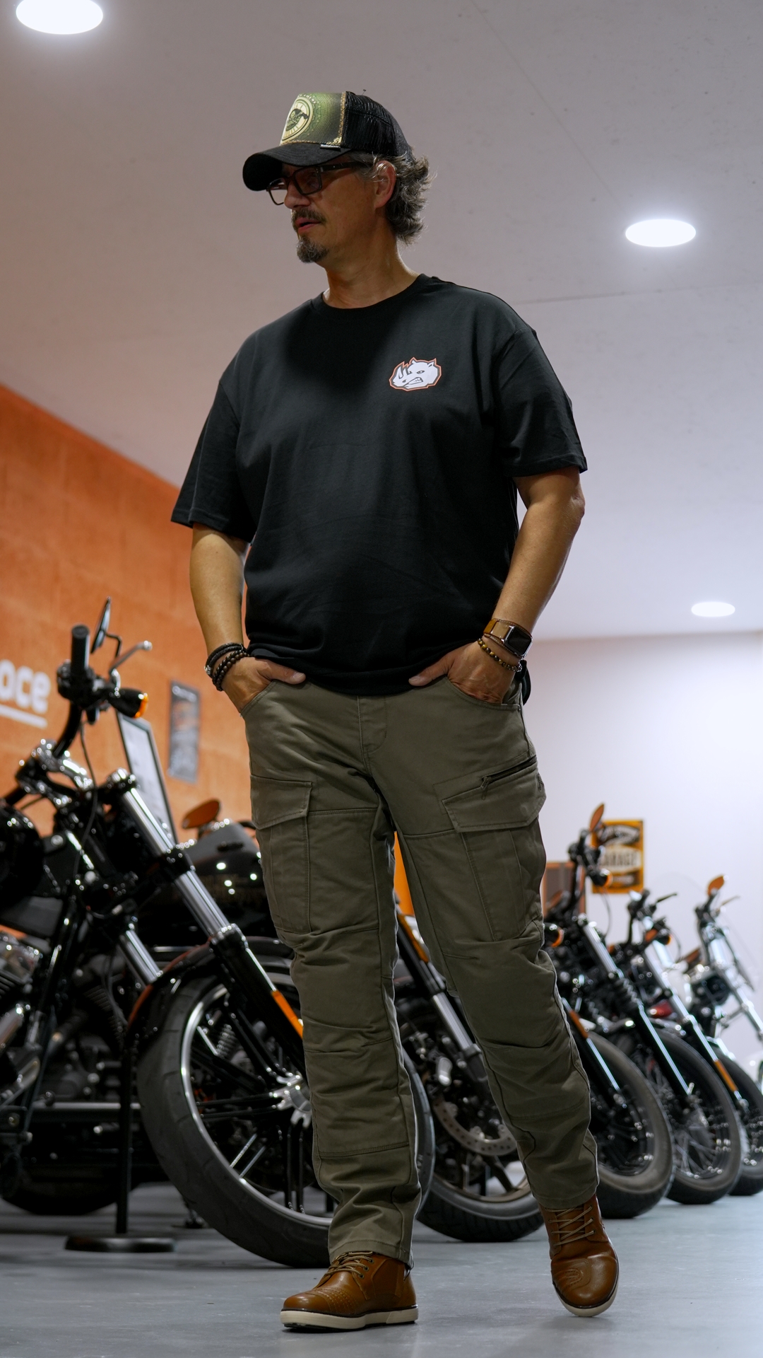 TEE SHIRT RIDE & PEACE RHINO NOIR – Image 5